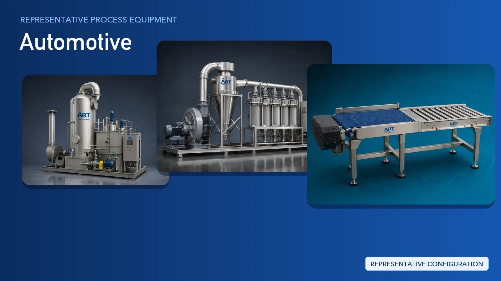 Representative Automotive process equipment by ART Mechatronics