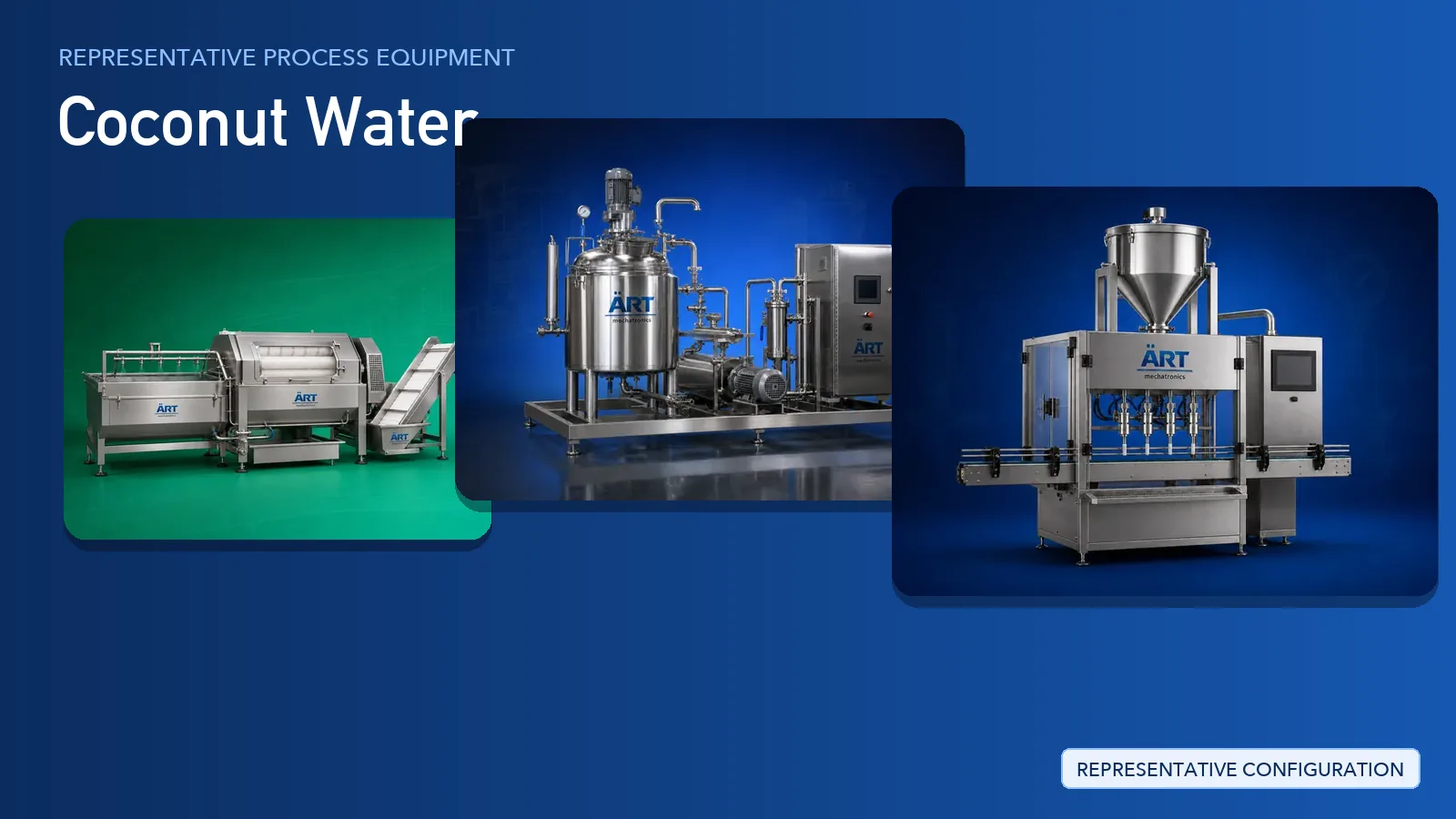 Representative Desiccated Processing Plant & Machinery Solutions process equipment by ART Mechatronics