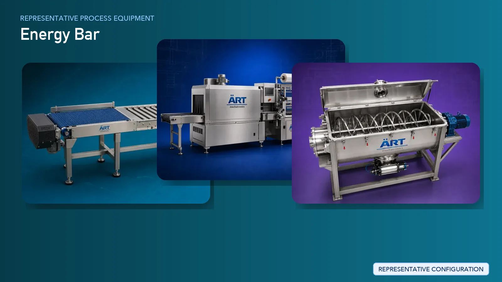 Representative Energy Bar process equipment by ART Mechatronics