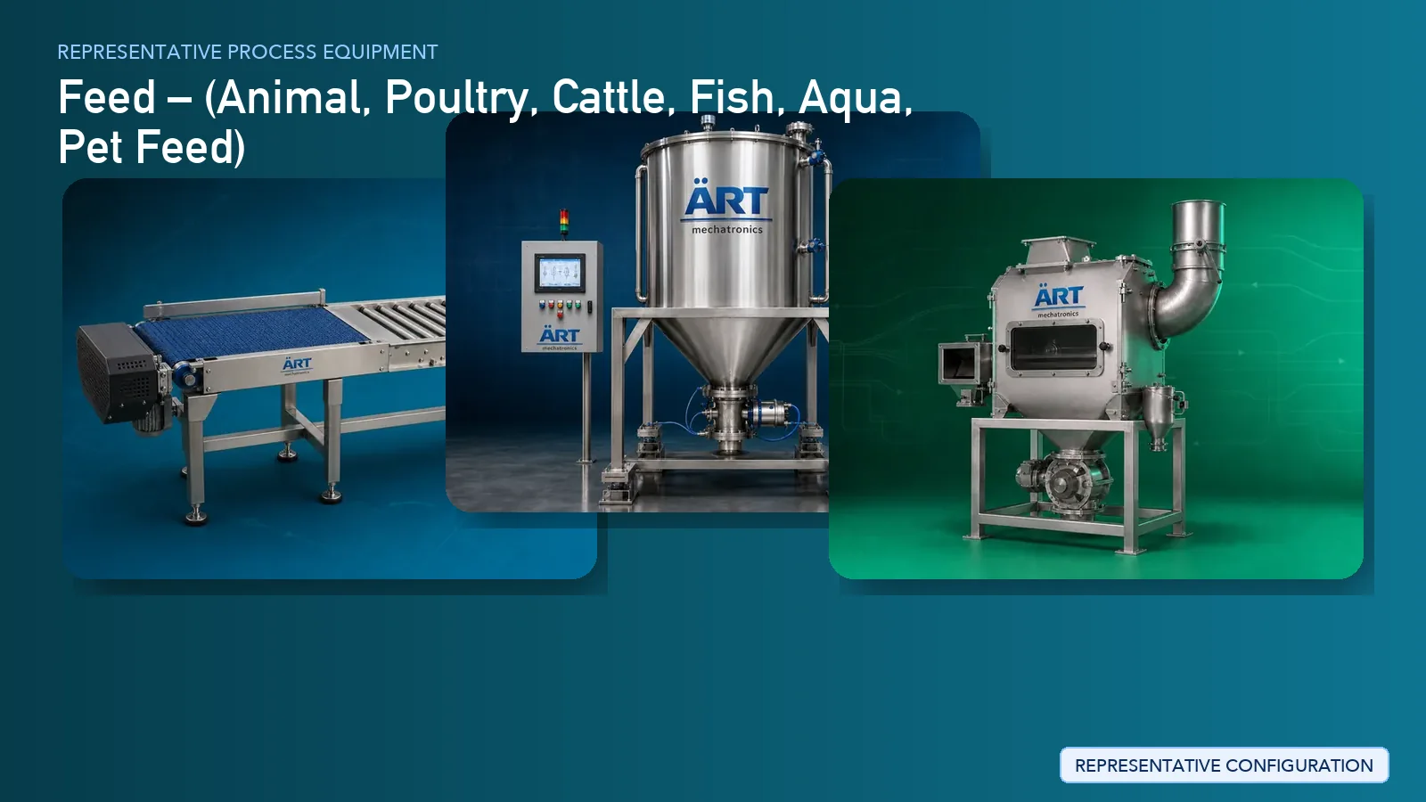 Representative Feed process equipment by ART Mechatronics