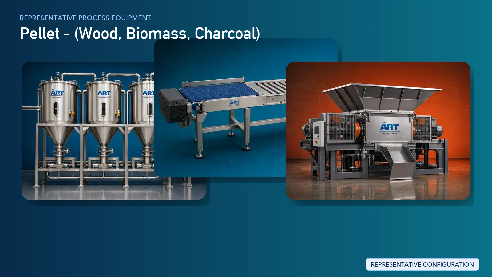 Representative Pellet process equipment by ART Mechatronics