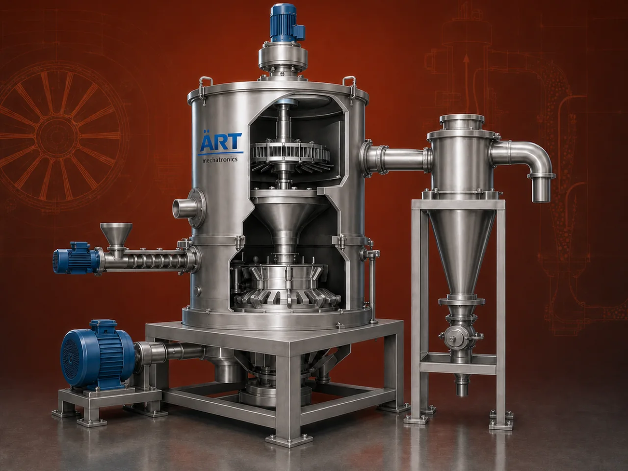 Air Classifier Mill Machine by ART Mechatronics