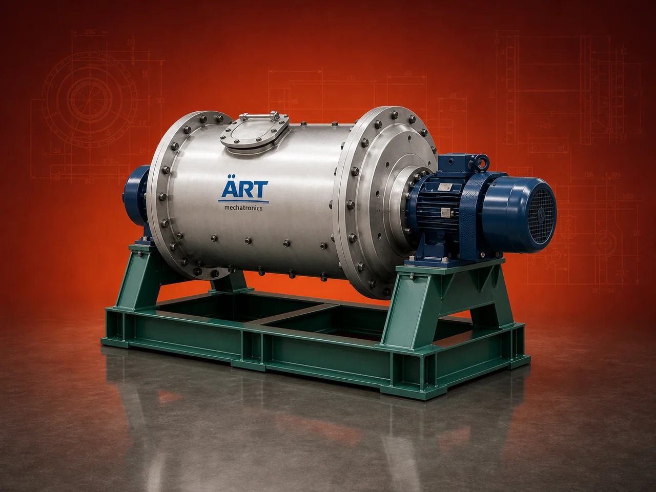 Ball Mill Machine by ART Mechatronics