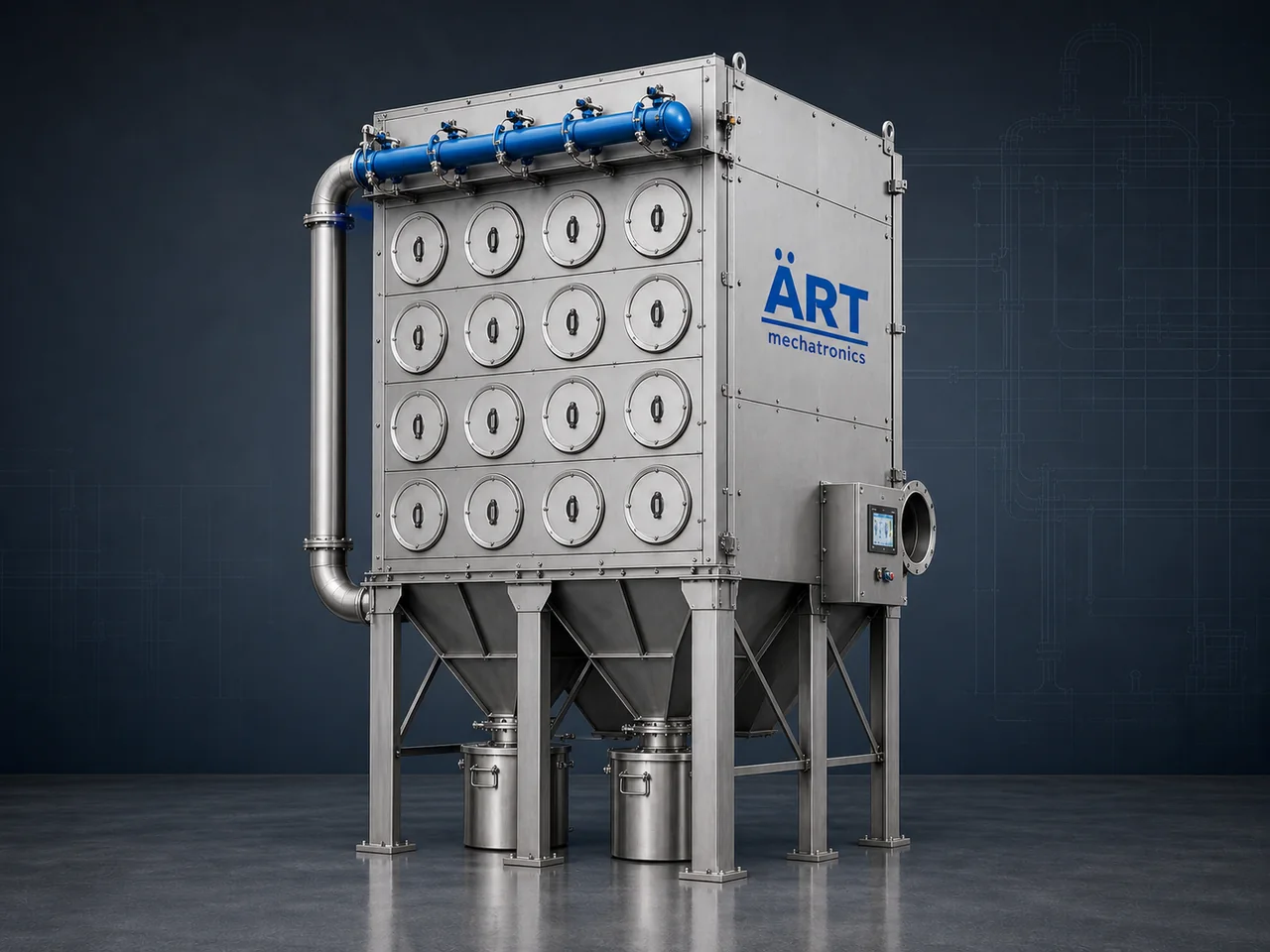 Cartridge Dust Collector Machine by ART Mechatronics