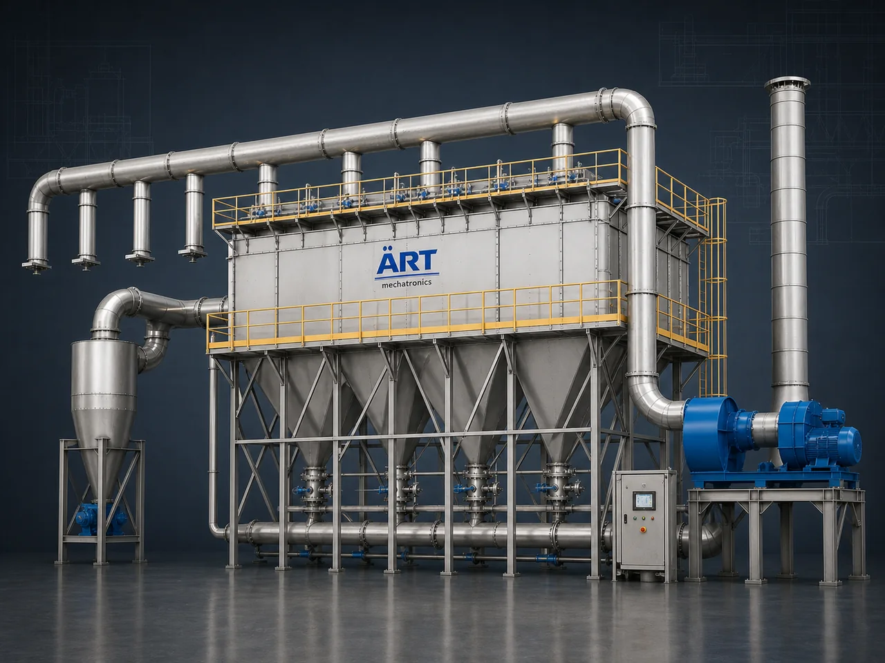 Centralised Dust Collection System by ART Mechatronics