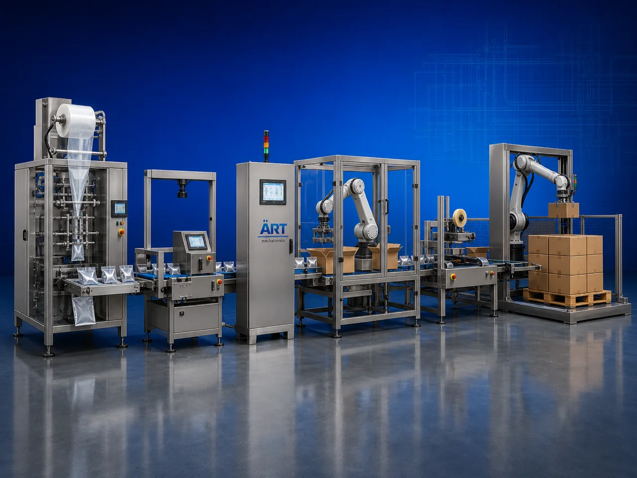 Complete Packaging Automation by ART Mechatronics