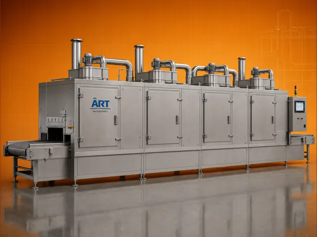 Continuous Conveyor, Tunnel Dryer by ART Mechatronics