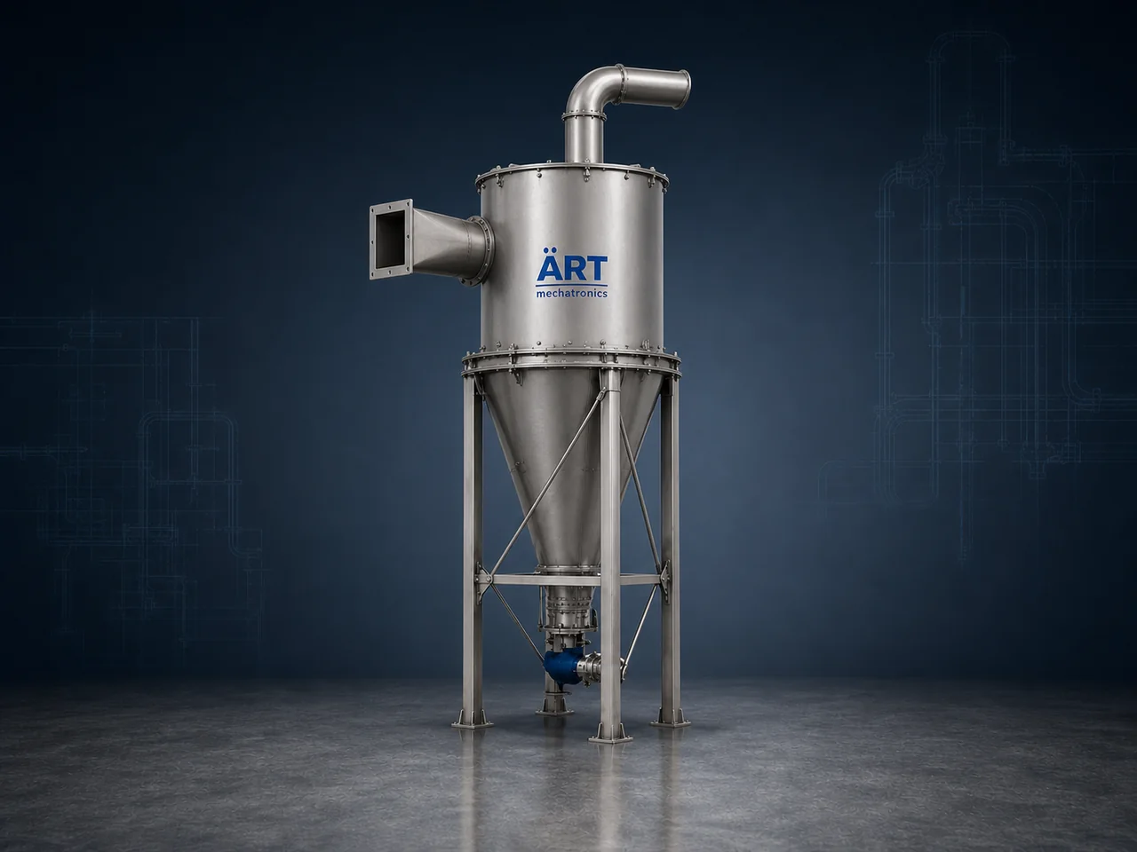 Cyclone Dust Collector Machine by ART Mechatronics