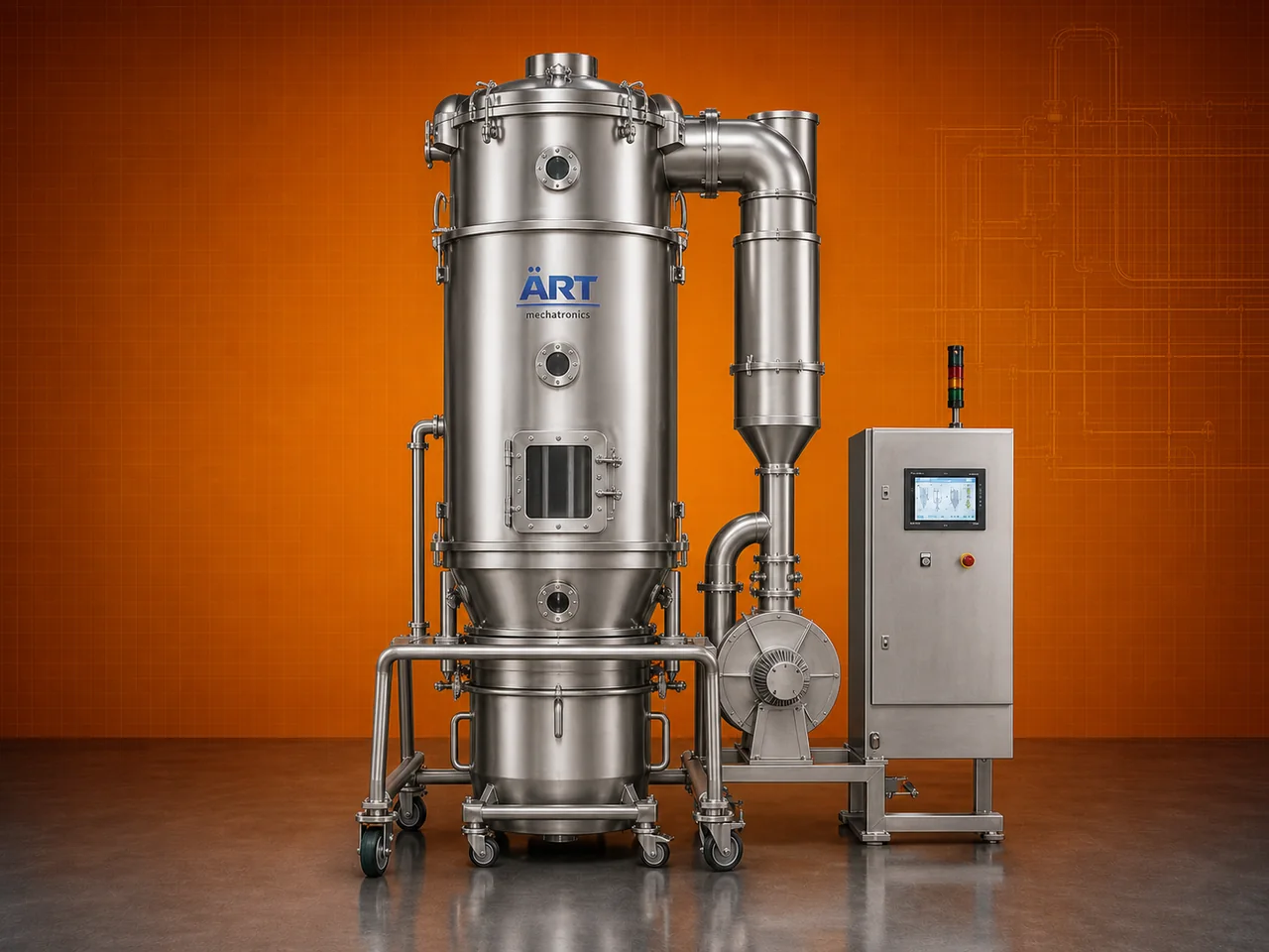 Fluidized Bed Dryer – FBD by ART Mechatronics