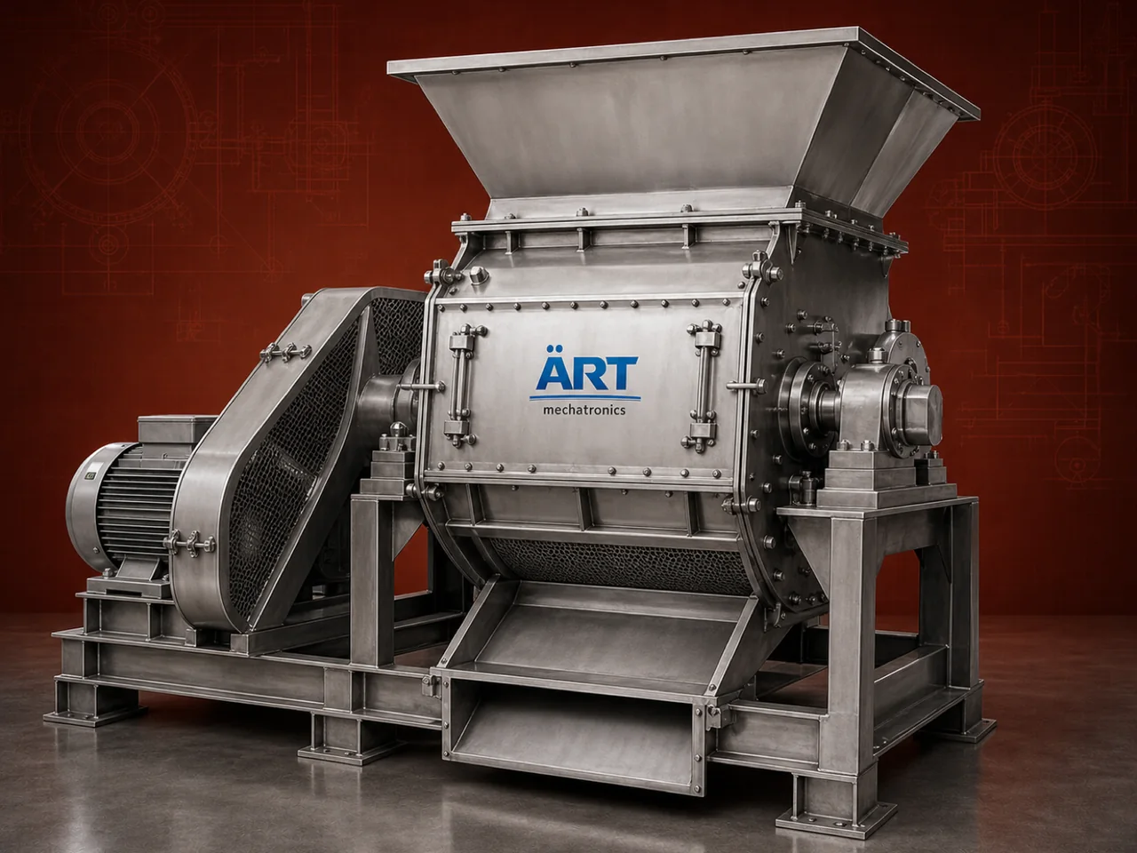 Hammer Mill Machine by ART Mechatronics