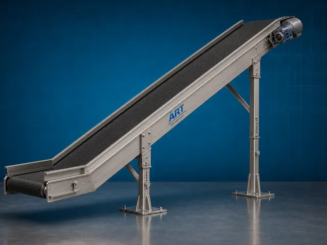 Inclined Conveyor Belt by ART Mechatronics