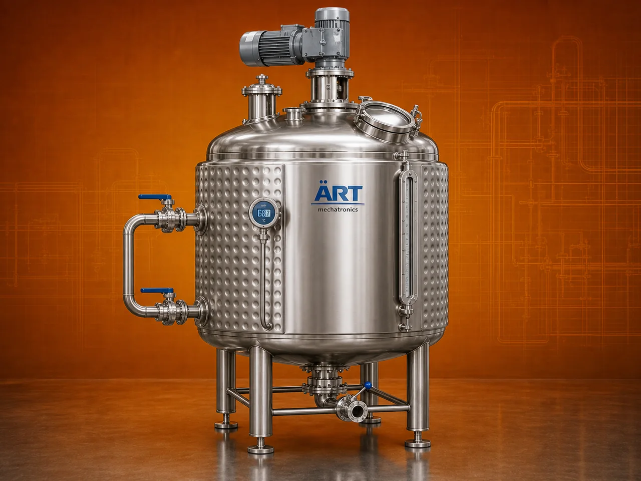 Jacketed Tank by ART Mechatronics