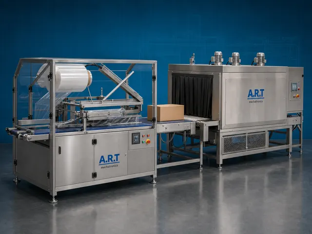 L Sealer With Heat Shrink Tunnel by ART Mechatronics