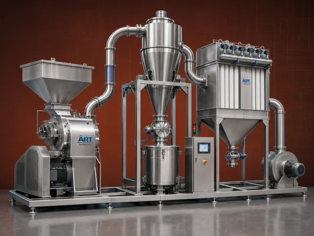 Pulverizer With Dust Collector by ART Mechatronics