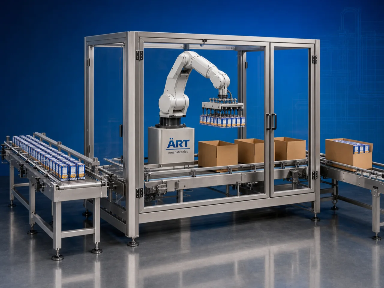Robotic Case Packer by ART Mechatronics