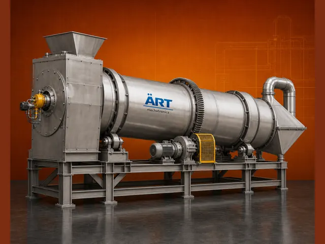 Rotary Dryer, Drum Dryer by ART Mechatronics