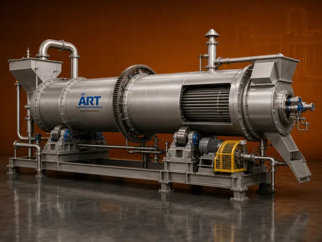 Rotary Tube Dryer by ART Mechatronics