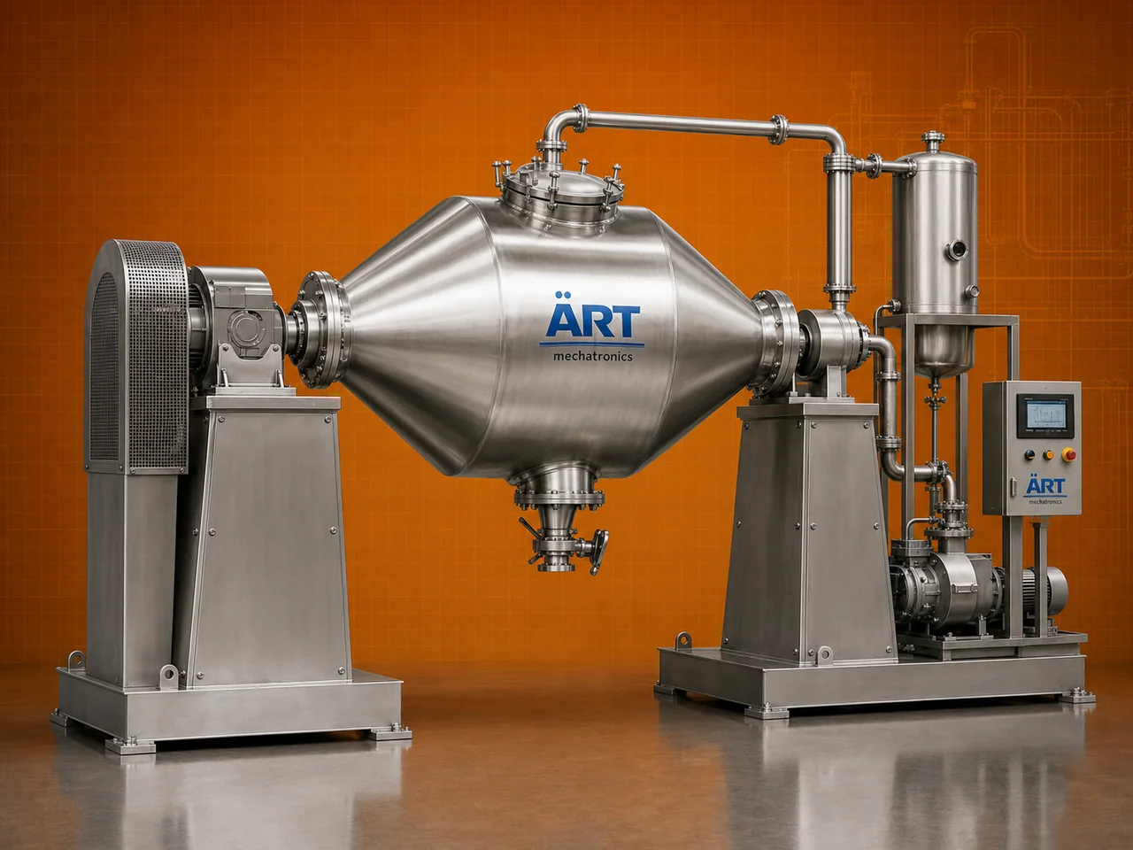 Rotocone Vacuum Dryer - RCVD by ART Mechatronics