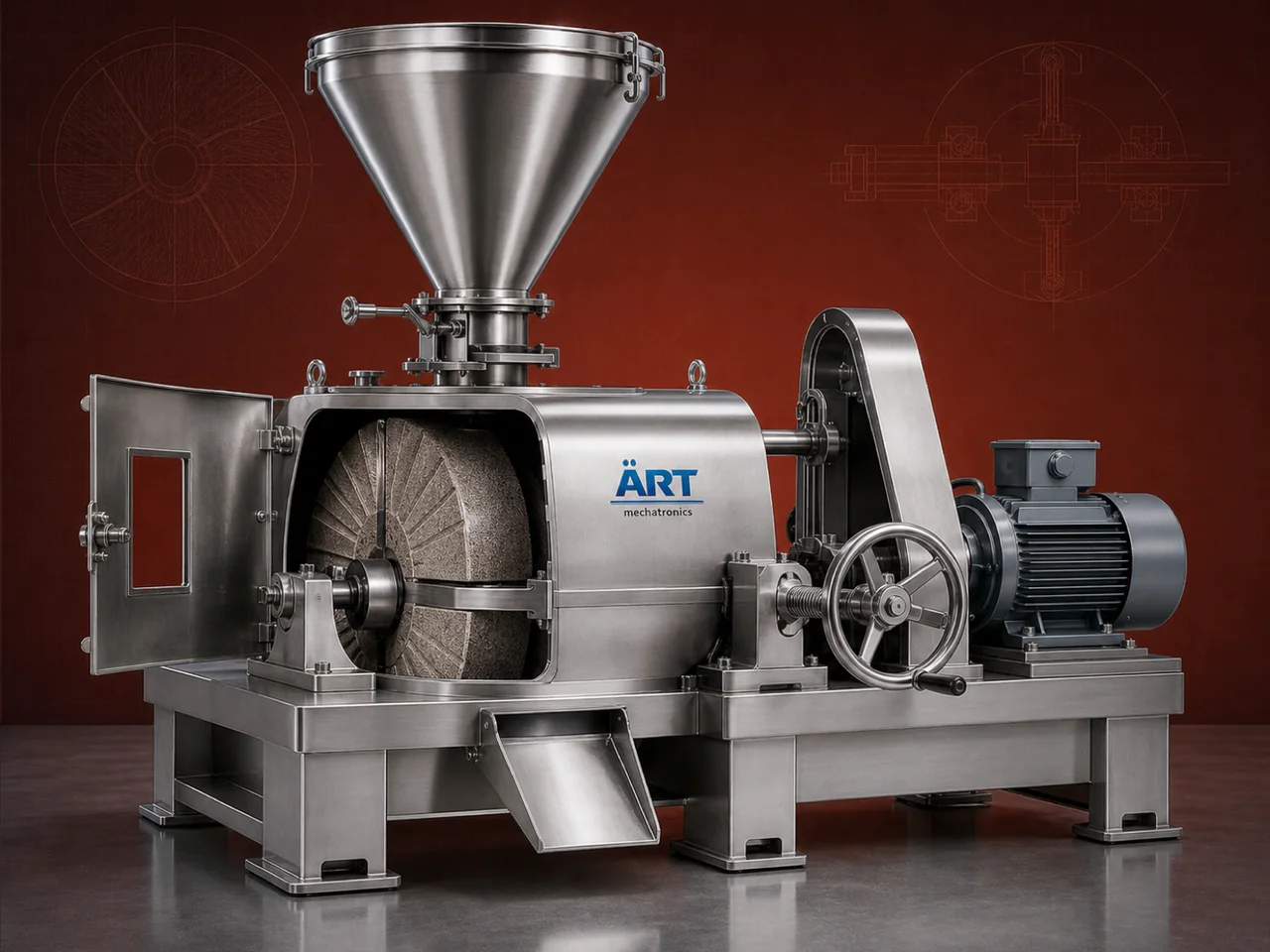Stone Mill Machine by ART Mechatronics