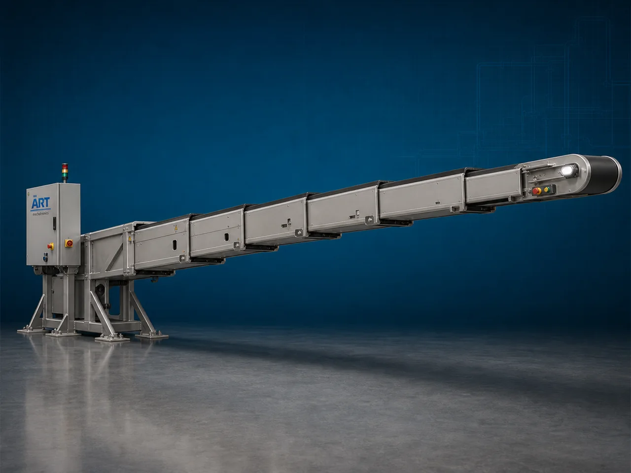 Telescopic Conveyor by ART Mechatronics