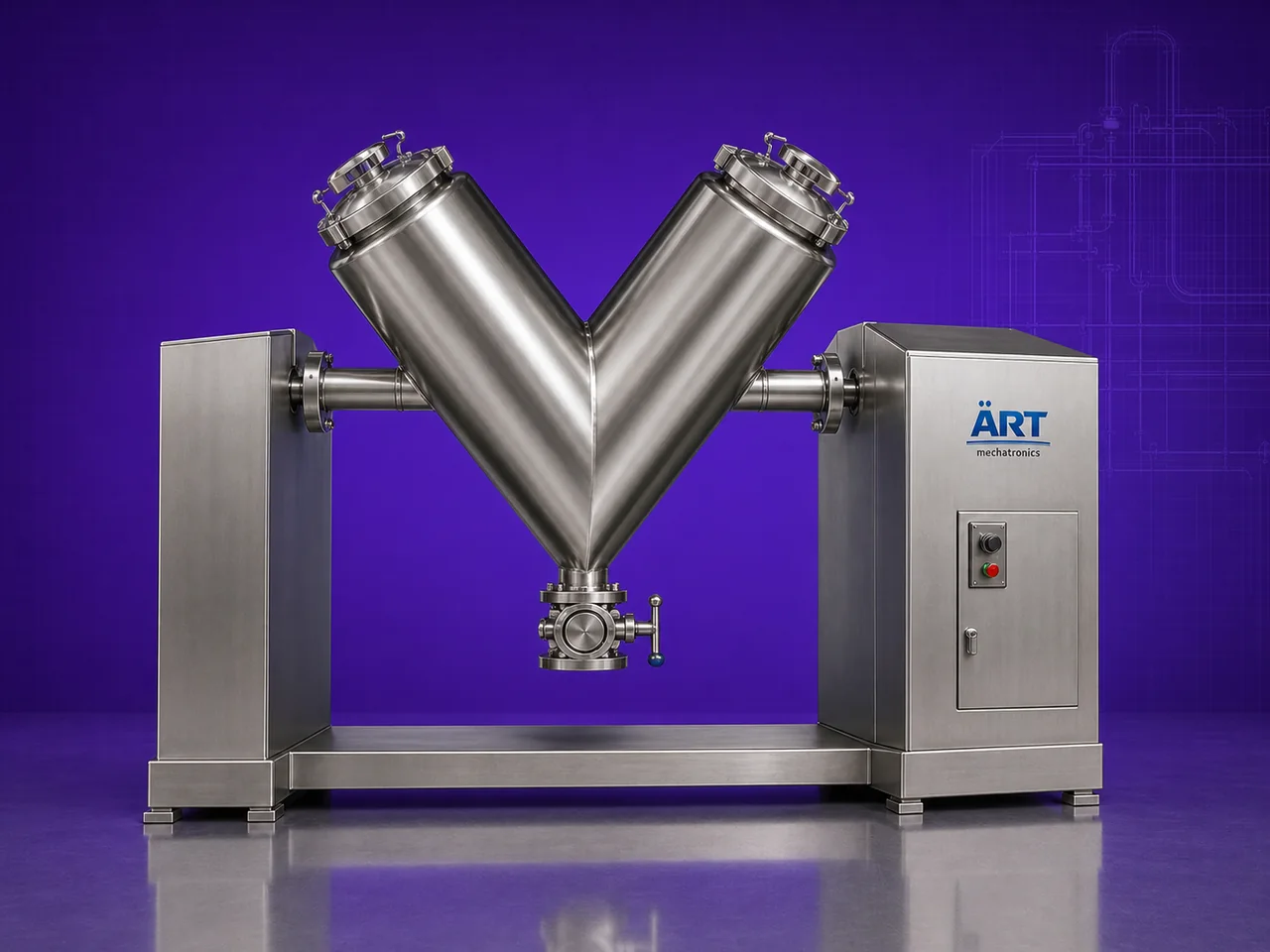 V Mixer by ART Mechatronics
