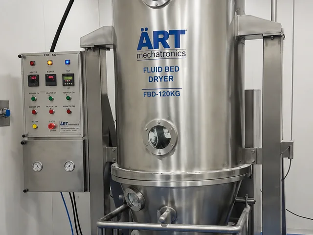 ART fluid bed dryer machine installed in Thailand