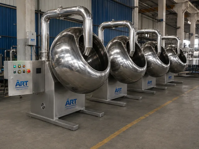 ART coating pan machine installed in Vietnam