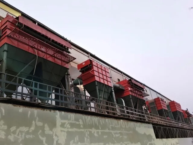 ART dust collector bank installed in India