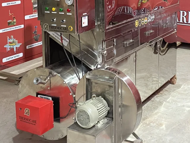 ART hot air unit with blower installed in Nepal