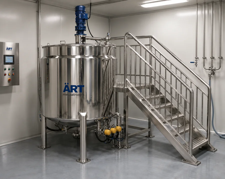 ART jacketed process vessel installed in Saudi Arabia