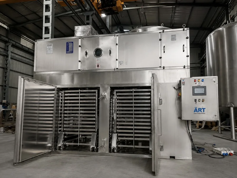 ART tray dryer machine installed in Nepal