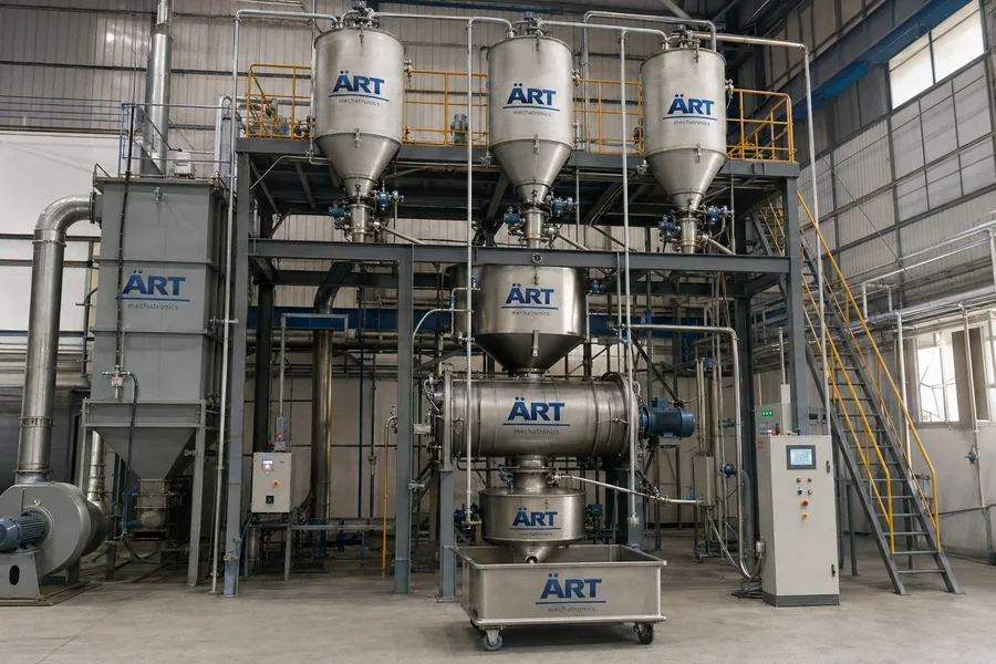 ART dosing and conveying plant installed in Indonesia