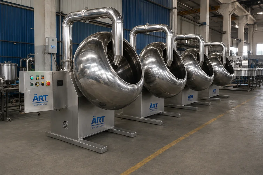 ART coating pan machine installed in Vietnam