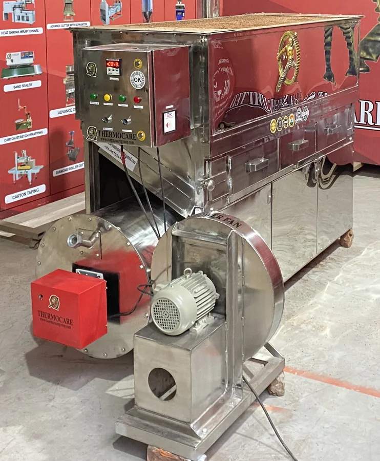 ART hot air unit with blower installed in Nepal